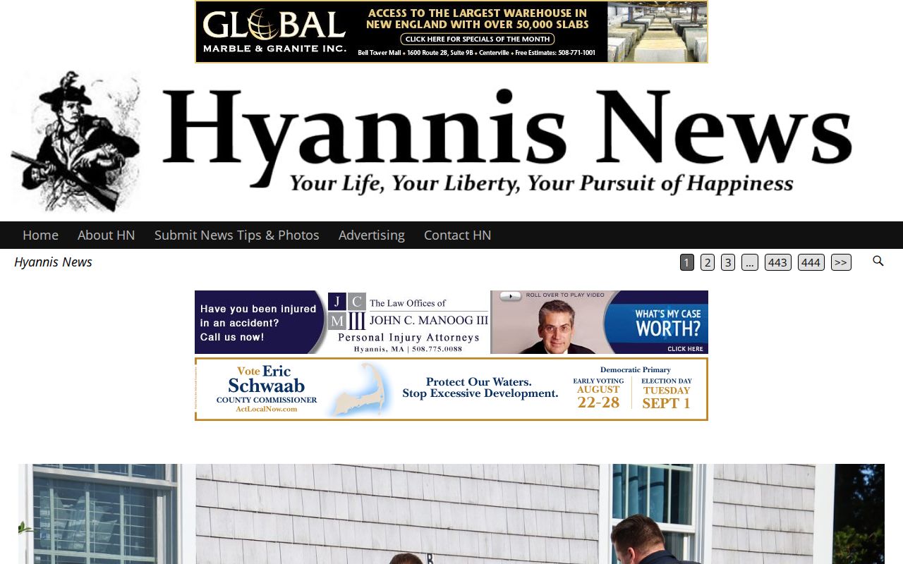 Town of Barnstable Hyannis public-safety news record source